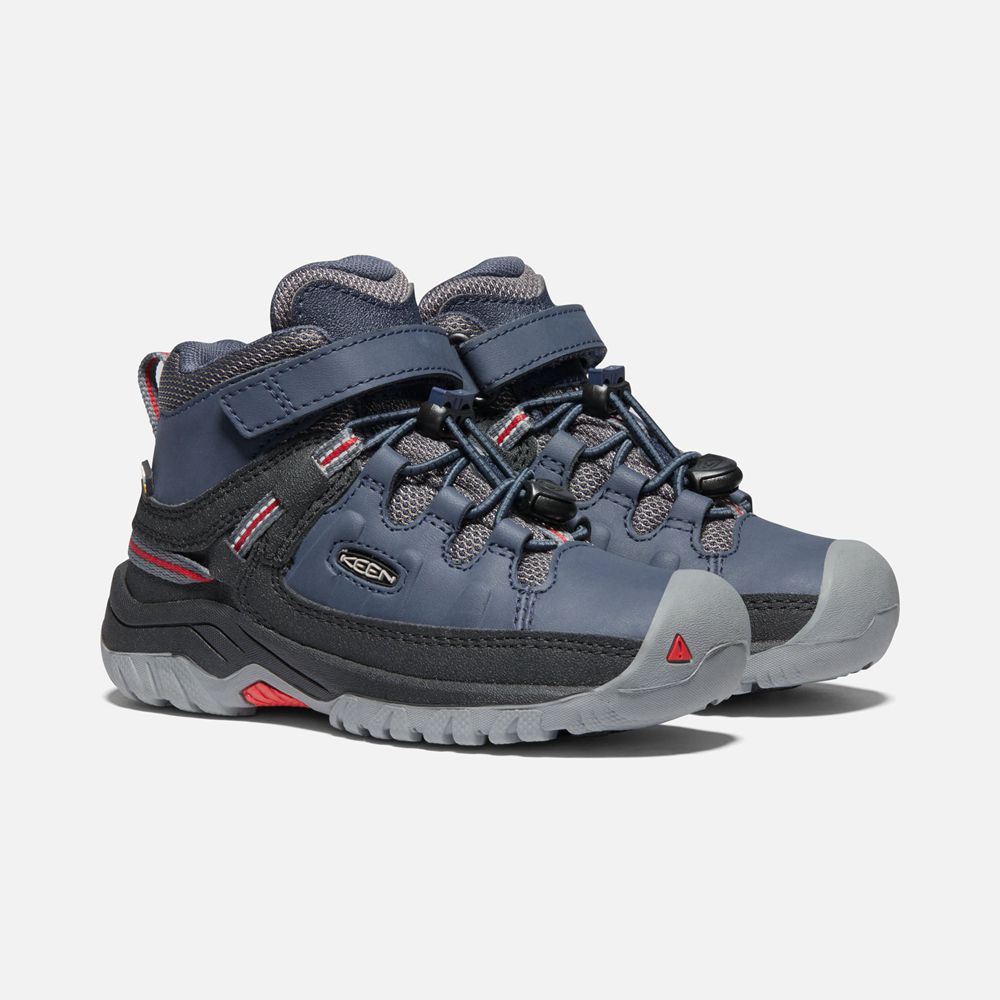Keen Vandringskängor Barn Blå - Targhee Waterproof - 610394GCN